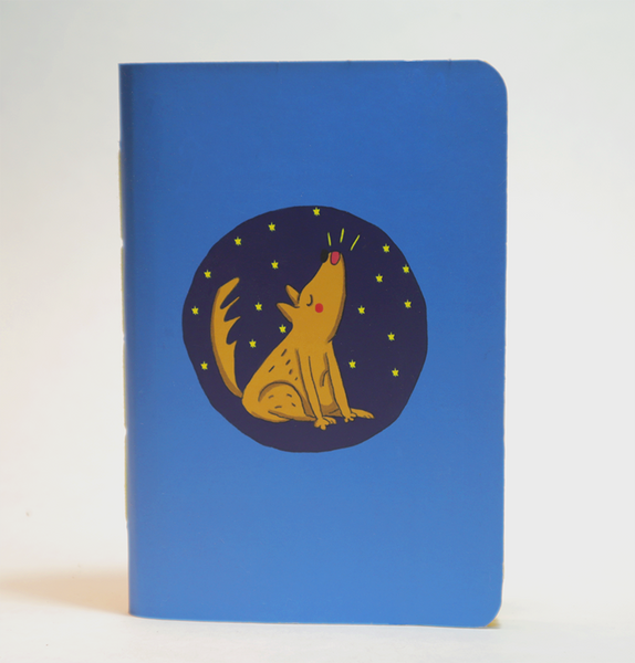 Mini Pocket Book | Howling Dog - Little Green Trunk