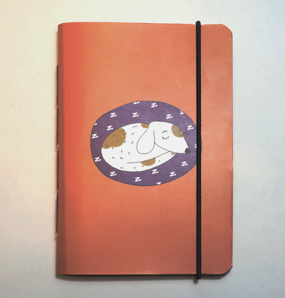 Mini Pocket Book | Sleepy Dog - Little Green Trunk
