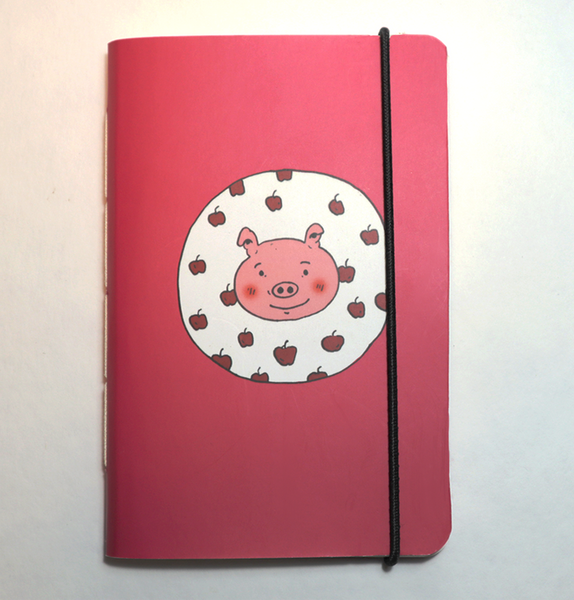 Mini Pocket Book | Apple Piggy - Little Green Trunk