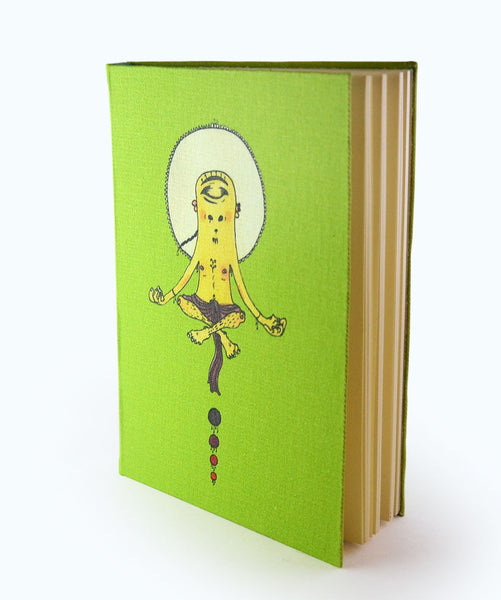 Levitating Monk - Illustrated Cover Journal - Little Green Trunk