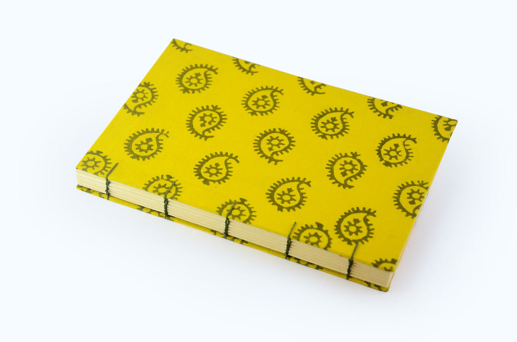 Book Block - Yellow Journal - Little Green Trunk